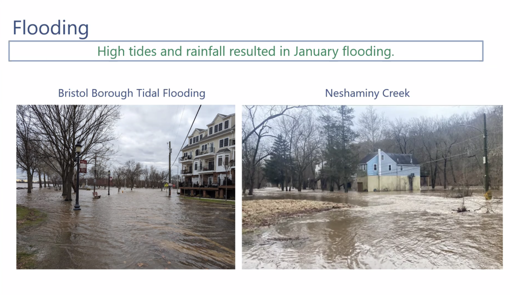 Speakers noted that floods and droughts are among the effects of climate change that the DRBC should guard against. Image courtesy of DRBC.